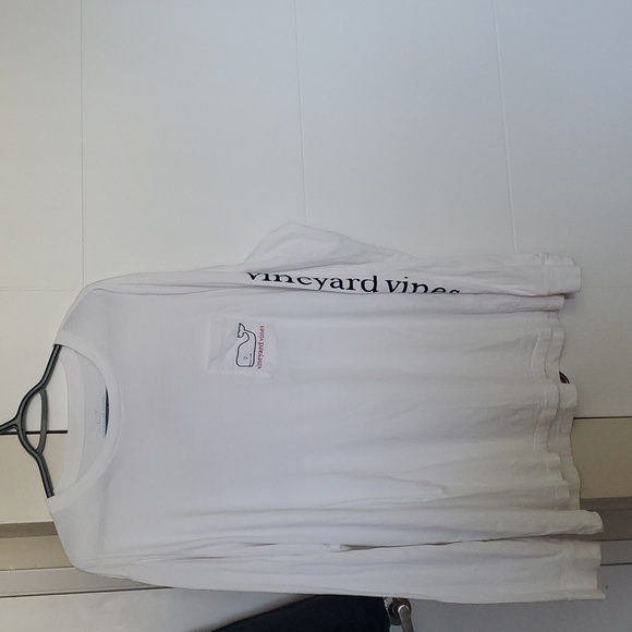 Vineyard Vines Size L Happy Holidays Christmas Long Sleeve Tee Shirt - Picture 1 of 5